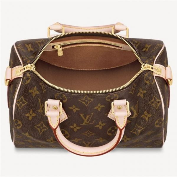 LOUIS VUITTON  LV M41113 經典Monogram SPEEDY 25 手提/斜背波士頓包 LOUIS VUITTON  LV M41113 經典Monogram SPEEDY 25 手提/斜背波士頓包