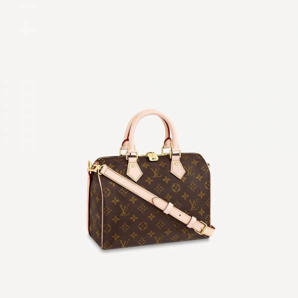 LOUIS VUITTON  LV M41113 經典Monogram SPEEDY 25 手提/斜背波士頓包 LOUIS VUITTON  LV M41113 經典Monogram SPEEDY 25 手提/斜背波士頓包