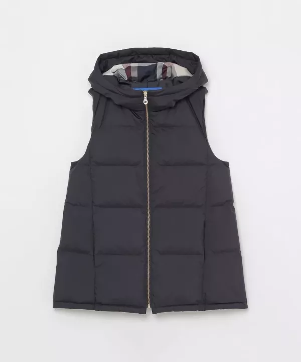 日本 BLUE LABEL 霧面塔夫綢羽絨背心 日本 BLUE LABEL 霧面塔夫綢羽絨背心