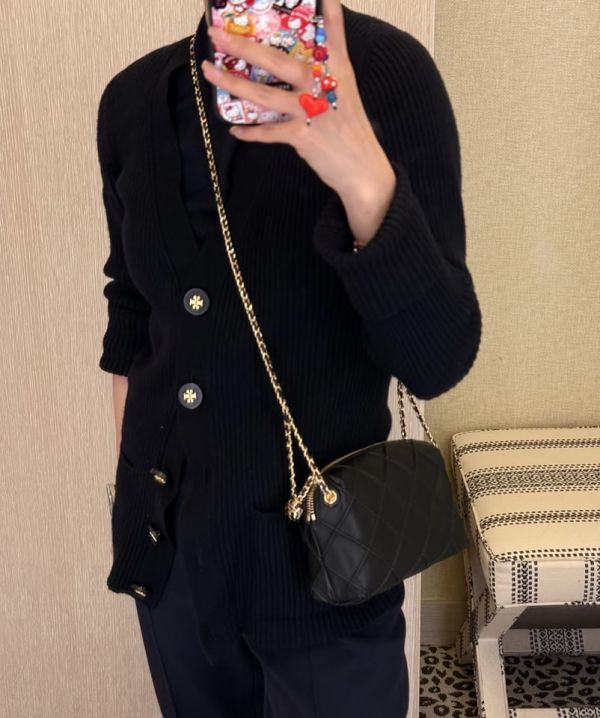 Tory Burch fleming 金鍊包(售價已折) Tory Burch水桶包附零錢包