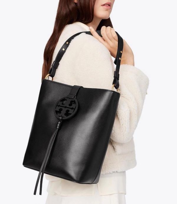 現貨特價Tory Burch Miller Hobo Bag 水桶包大號 agnes b.,手提包