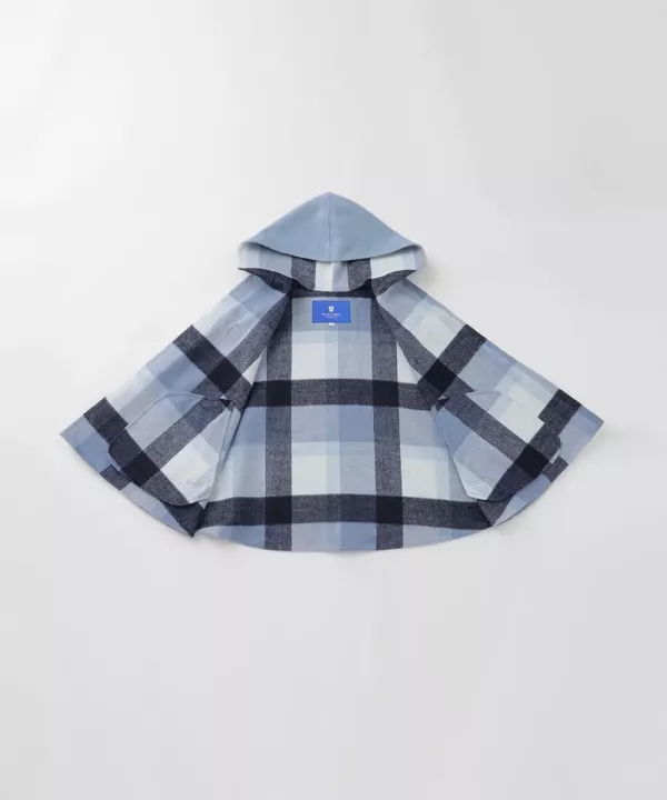 日本 BLUE LABEL Crestbridge Check River 聚氨酯披肩外套 日本 BLUE LABEL Crestbridge Check River 聚氨酯披肩外套