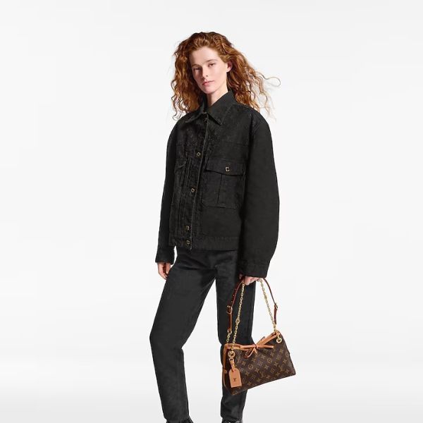 日本LV CARRYALL BB M13014金鏈條斜背包 日本LV CARRYALL BB M13014金鏈條斜背包