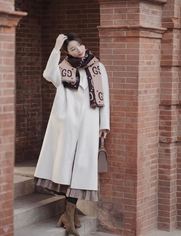 GUCCI大GG logo雙色圍巾（男女通用）(售價已折) agnes b.,大GG,圍巾