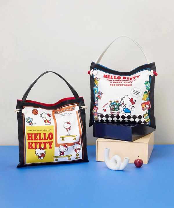日本TREASURE TOPKAPI x Hello kitty 絲巾托特包 日本TREASURE TOPKAPI x Hello kitty 絲巾托特包