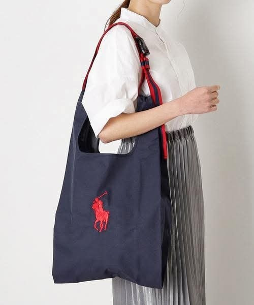 日本POLO RALPH LAUREN 小馬刺繡款 2way eco bag購物袋 日本POLO RALPH LAUREN 小馬刺繡款 2way eco bag購物袋