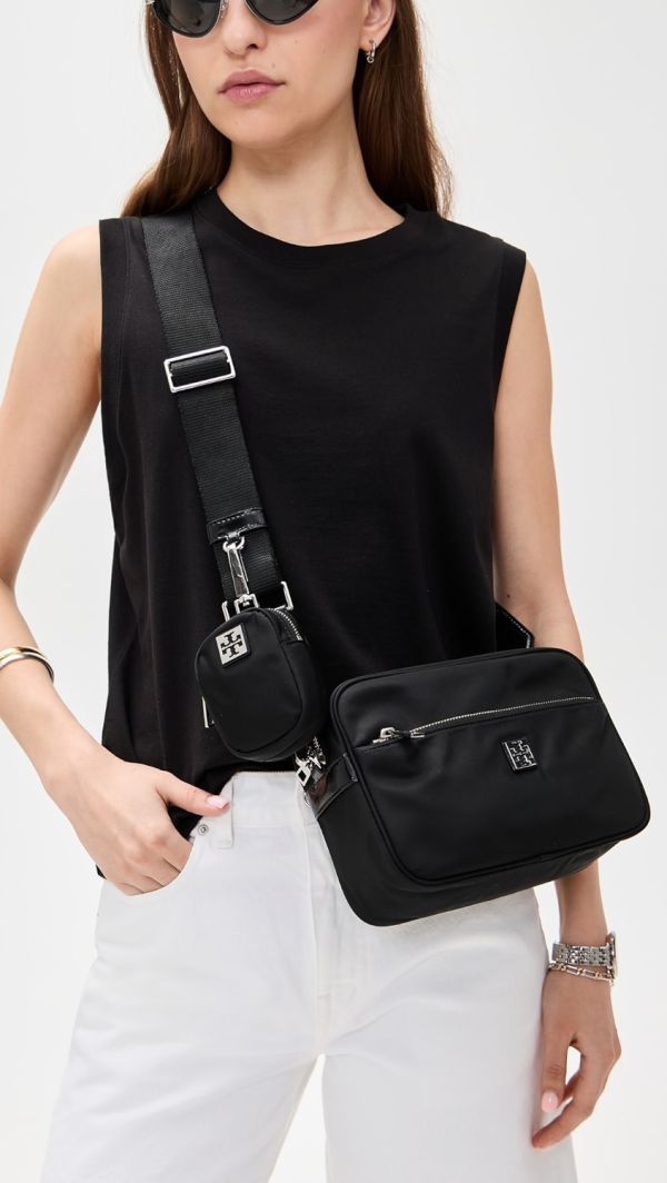 Tory Burch virginia Crossbody Bag 尼龍肩背包附零錢包(售價已折) Tory Burch virginia Crossbody Bag 尼龍肩背包附零錢包