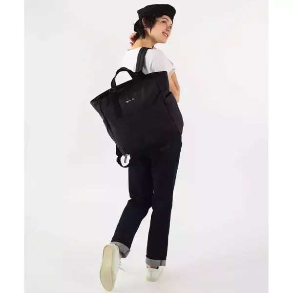 日本Agnesb 3WAY 手提包 肩背包 後背包 日本Agnesb 3WAY 手提包 肩背包 後背包