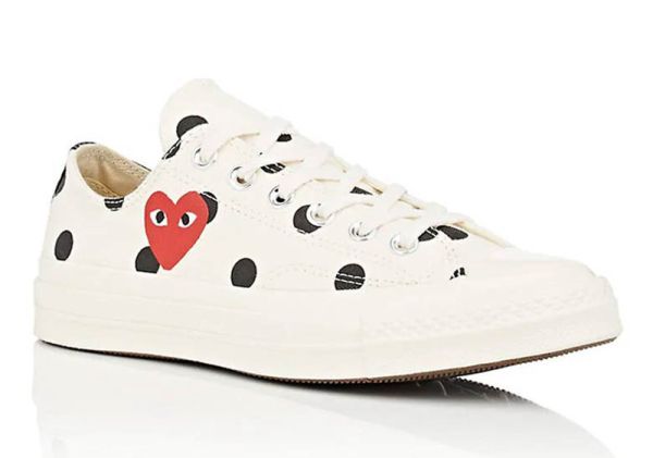 川久保玲 converse 聯名點點高、低筒帆布鞋 川久保玲 converse 聯名點點高、低筒帆布鞋