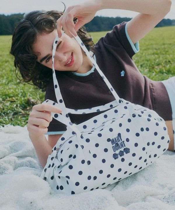 日本 MARY QUANT×PUBLUX 刺繡 迷你波士頓包 日本 MARY QUANT×PUBLUX 刺繡 迷你波士頓包