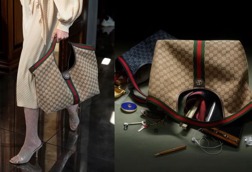 日本 春季秀款GUCCI GIGLIO 大托特包 日本 春季秀款GUCCI GIGLIO 大托特包