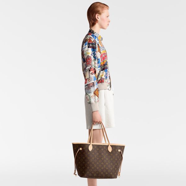 LOUIS VUITTON LV M46987  NEVERFULL MM雙色托特包 LOUIS VUITTON LV M46987  NEVERFULL MM雙色托特包
