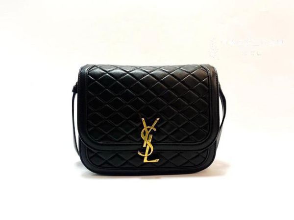 Saint Laurent Quilted  Solferino 皮革中型包黑色 Saint Laurent Quilted  Solferino 皮革中型包黑色