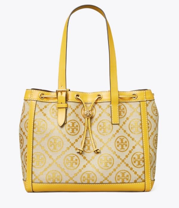 TORY BURCH T MONOGRAM 緹花小托特包 TORY BURCH Tote