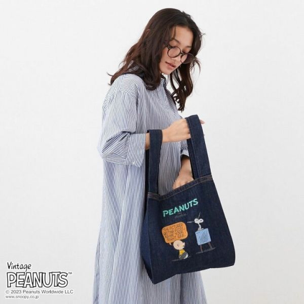 日本PEANUTS ROOTOTE DENIM BAG 史努比包 日本PEANUTS ROOTOTE DENIM BAG 史努比包