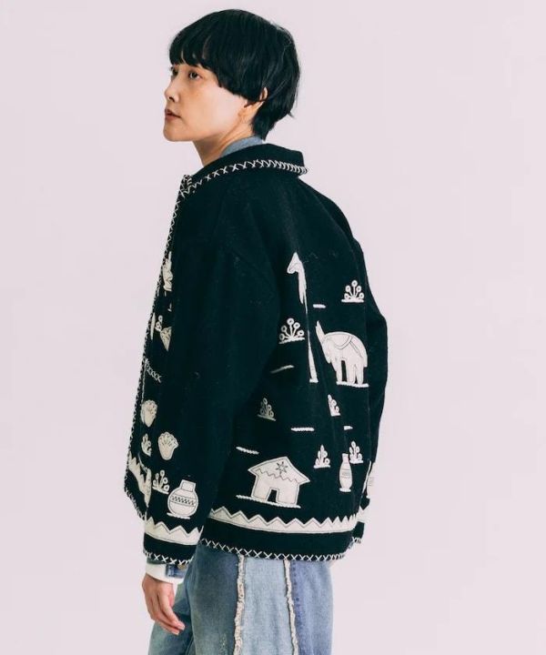 日本Freada印度刺繡羊毛墨西哥夾克羊毛外套 日本Freada印度刺繡羊毛墨西哥夾克羊毛外套