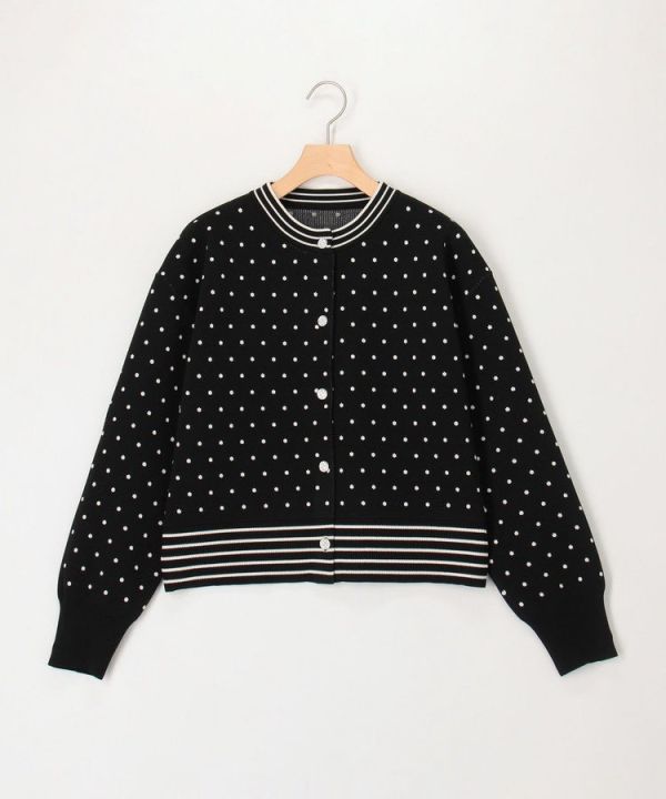 日本NOLLEY'S MALL 《對應設定》艾斯特針織圓點開衫 日本NOLLEY'S MALL 《對應設定》艾斯特針織圓點開衫