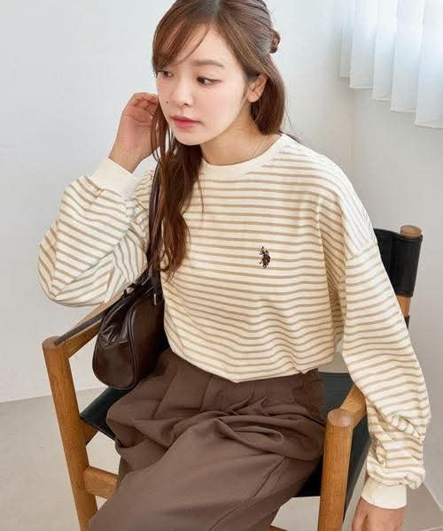 日本 U.S. POLO ASSN.x WEGO 聯名款長袖上衣 日本 U.S. POLO ASSN.x WEGO 聯名款長袖上衣