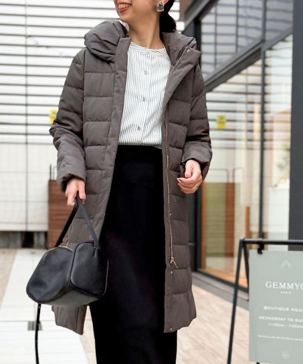 日本NOLLEY'S MALL 防水彈性輕薄塔夫綢長外套 日本NOLLEY'S MALL 防水彈性輕薄塔夫綢長外套