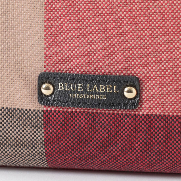 Blue Label Crestbridge 格紋帆布方形迷你手提包(共二色) BLUE LABEL CRESTBRIDGE,格紋,布方,手提包