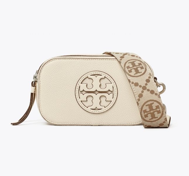 Tory Burch miller 老花寬肩帶雙拉鍊相機包 Tory Burch miller 老花寬肩帶雙拉鍊相機包