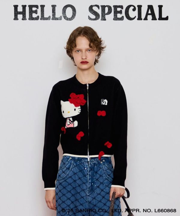 日本HELLO KITTY × MAISON SPECIAL HELLO KITTY Knit Pullover針織罩衫 日本HELLO KITTY × MAISON SPECIAL HELLO KITTY Knit Pullover針織罩衫