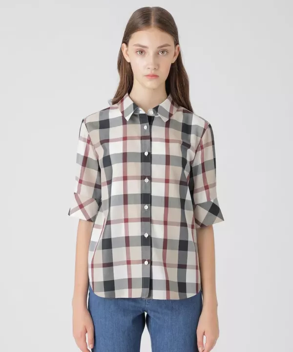 日本 BLUE LABEL CRESTBRIDGE克雷斯特布里奇格紋襯衫 日本 BLUE LABEL CRESTBRIDGE克雷斯特布里奇格紋襯衫