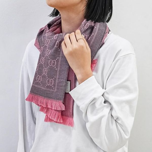 GUCCI大GG LOGO雙面羊毛圍巾(售價已折) GUCCI大GG LOGO雙面羊毛圍巾