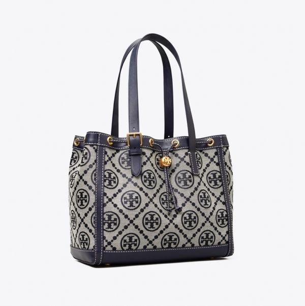 TORY BURCH T MONOGRAM 緹花小托特包 TORY BURCH Tote