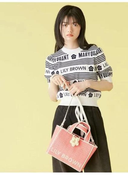 日本 MQ x Lily Brown 2way tote bag / shoulder bag 3色 日本 MQ x Lily Brown 2way tote bag / shoulder bag 3色