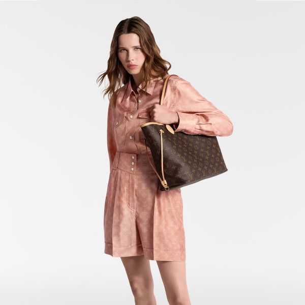 LOUIS VUITTON LV M46987  NEVERFULL MM雙色托特包 LOUIS VUITTON LV M46987  NEVERFULL MM雙色托特包