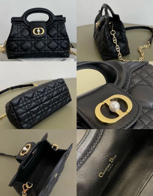 日本Dior Jolie Top Handle 迷你手提包Cannage 籐格紋羊皮 日本Dior Jolie Top Handle 迷你手提包Cannage 籐格紋羊皮