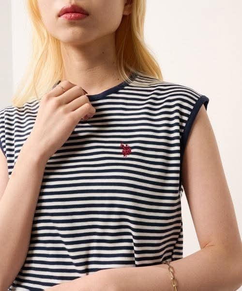 日本 U.S. POLO ASSN.限量版 無袖 Tee刺繡小馬logo , 日本 U.S. POLO ASSN.限量版 無袖 Tee刺繡小馬logo ,