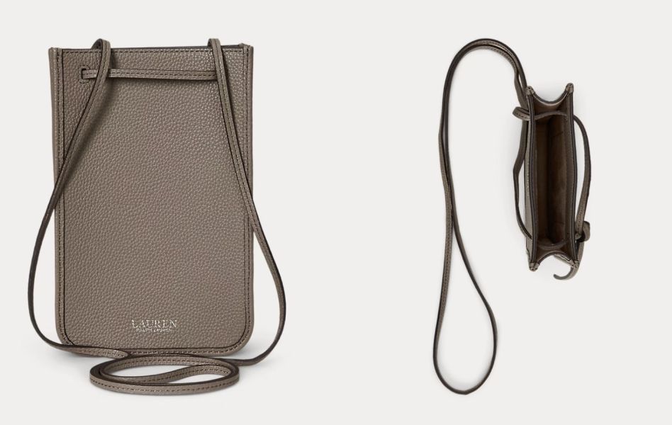 日本 Ralph Lauren 卵石色 Cameryn 斜背手機包 日本 Ralph Lauren 卵石色 Cameryn 斜背手機包