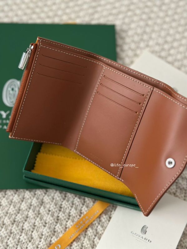 日本GOYARD 黑棕三折短夾 日本GOYARD 黑棕三折短夾