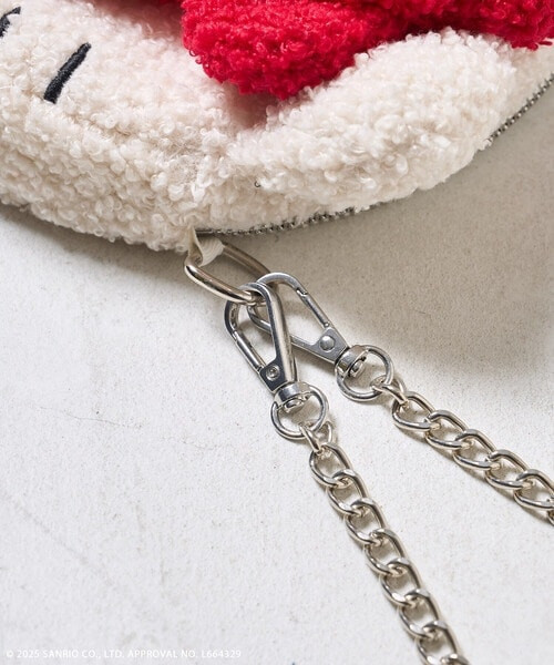 日本Hello Kitty蝴蝶結擋臉側背包 日本Hello Kitty蝴蝶結擋臉側背包