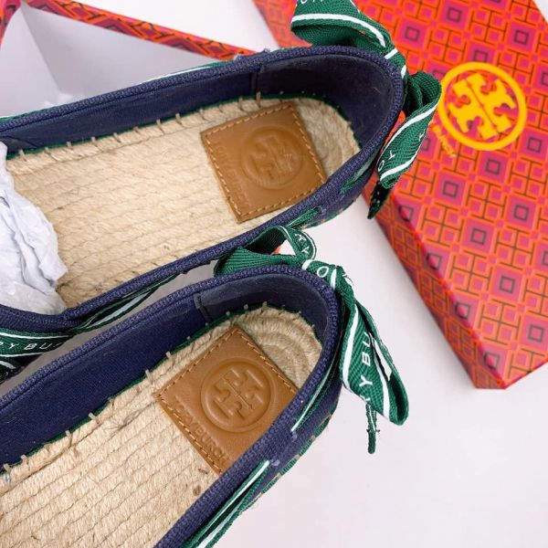 特價 Tory Burch 蝴蝶結緞帶草編鞋(售價已折) Tory Burch,草編鞋