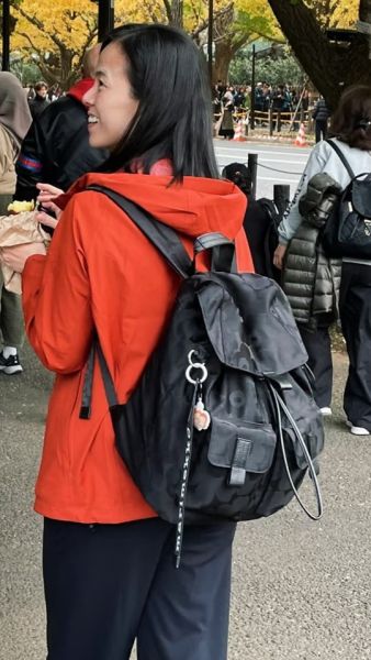 日本marimekkoEverything Backpack L Unikko印花後背包大號 日本marimekko マリメッコ Everything Backpack  I Unikko 背包