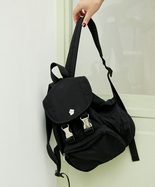 日本MARY QUANT × PUBLUX聯名款 刺繡LOGO尼龍背包 限量版 日本MARY QUANT × PUBLUX聯名款 刺繡LOGO尼龍背包 限量版
