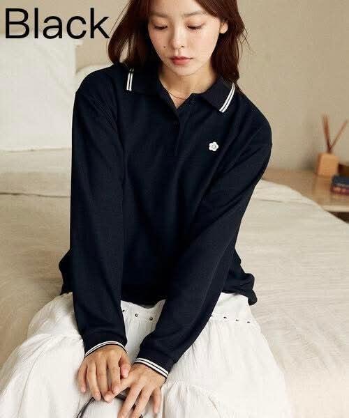 日本 MARY QUANT × PUBLUX” Polo 雛菊刺繡LOGO衫 日本 MARY QUANT × PUBLUX” Polo 雛菊刺繡LOGO衫