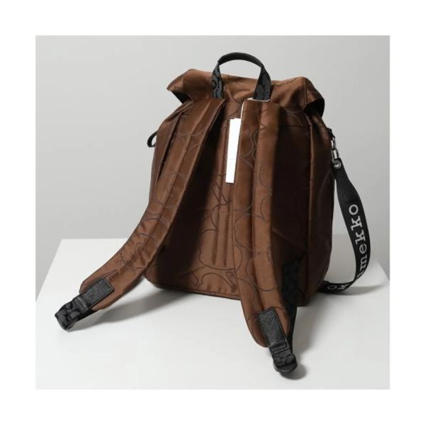 日本marimekko Everything Backpack L Unikko印花後背包藍色大號 日本marimekko マリメッコ Everything Backpack  I Unikko 背包藍色大號