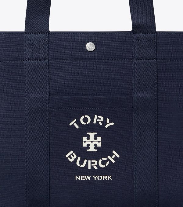 TORY BURCH字母LOGO帆布托特包 TORY BURCH字母LOGO帆布托特包