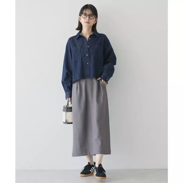 日本雙口袋牛仔短襯衫 (2色) 日本雙口袋牛仔短襯衫 (2色)