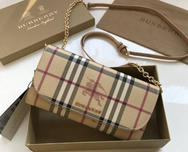 現貨特價BURBERRY House 格紋拼皮革WOC長夾包II款(售價已折) BURBERRY,House  格紋拼皮革WOC長夾包