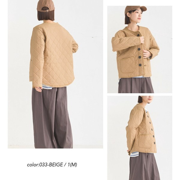 日牌OMNES毛絨高密度尼龍絎縫無領外套 日牌OMNES毛絨高密度尼龍絎縫無領外套