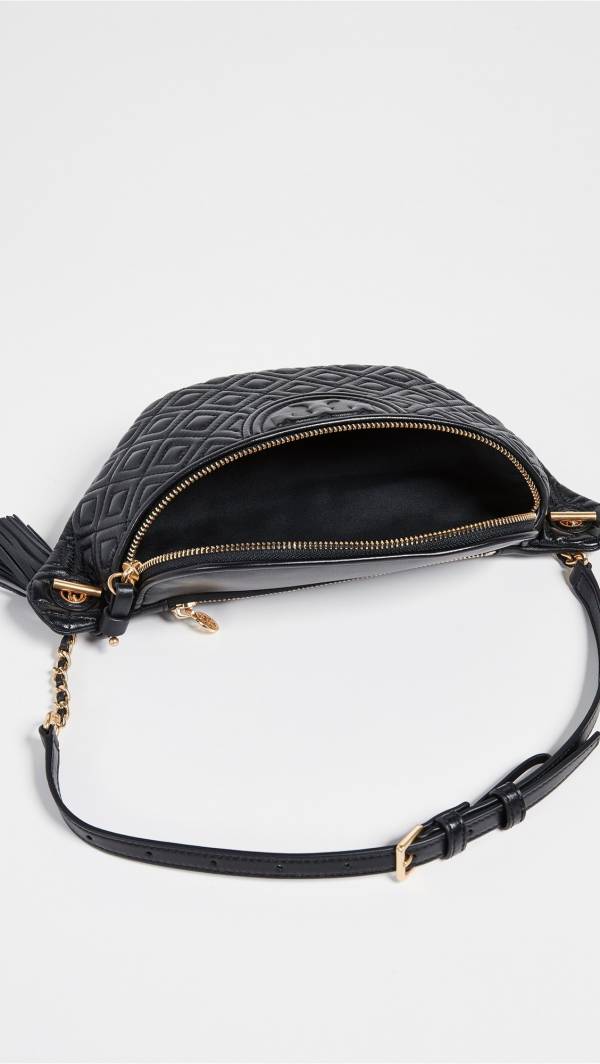 超值代購 Tory Burch Fleming Belt Bag 皮革流蘇腰包 Tory Burch ,腰包