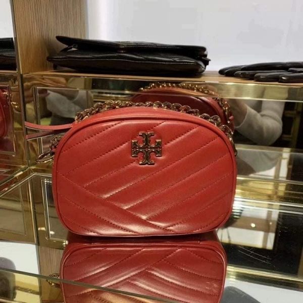 TORY BURCH Kira 小號羊皮相機包/斜背包黑色 Tory Burch ,相機包