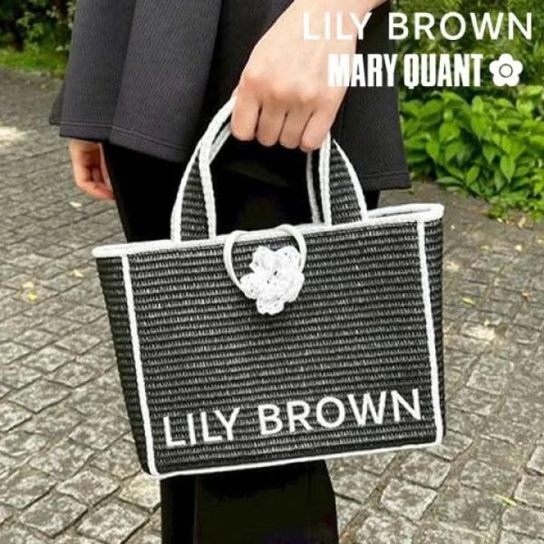 日本 MQ x Lily Brown 2way tote bag / shoulder bag 3色 日本 MQ x Lily Brown 2way tote bag / shoulder bag 3色