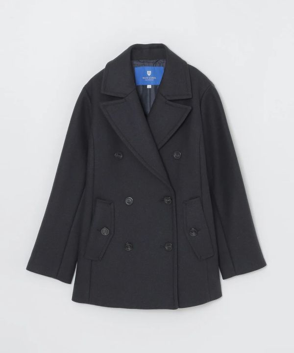 日本BLUE LABEL 斜紋梅爾頓皮大衣 日本BLUE LABEL 斜紋梅爾頓皮大衣