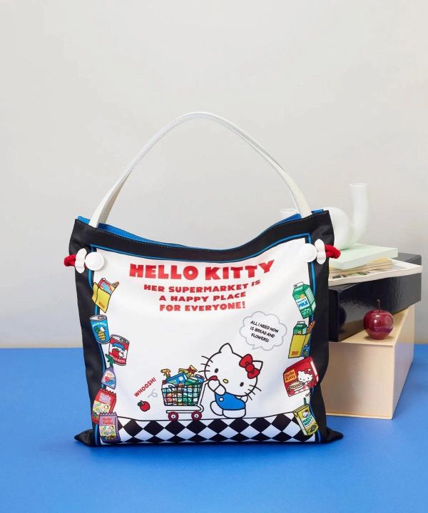 日本TREASURE TOPKAPI x Hello kitty 絲巾托特包 日本TREASURE TOPKAPI x Hello kitty 絲巾托特包